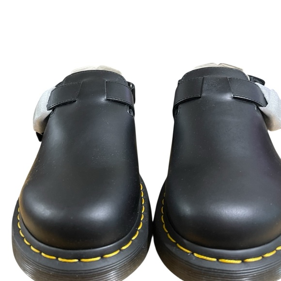 Dr. Martens Men's Jorge II Black Leather Slingback Clog Work Shoe sz 12 NIB - Picture 2 of 15